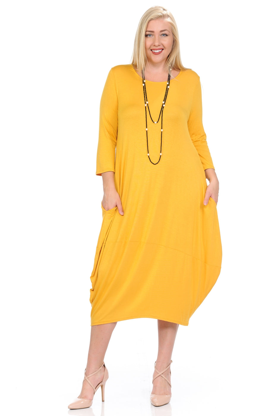 Cocoon Midi Dress Plus