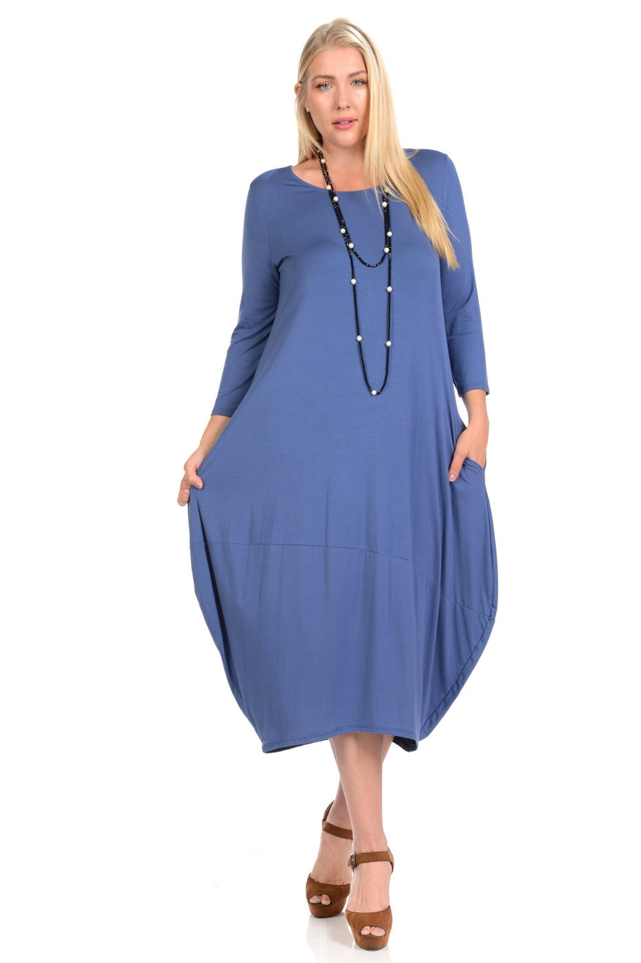 Cocoon Midi Dress Plus