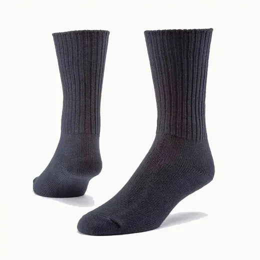 Maggie's Organics Cotton Crew Socks Black, M